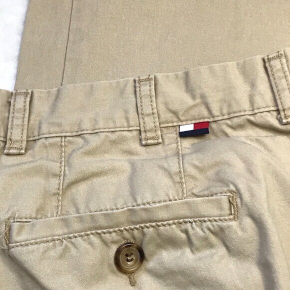 Tommy Hilfiger Khaki Chino Pants Men's Size 38/32 100% Cotton Straight Leg - Picture 10 of 12